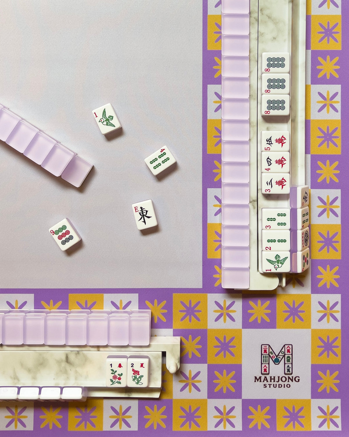 Jelly Purple x Wisteria Breeze x White Marbled Racks