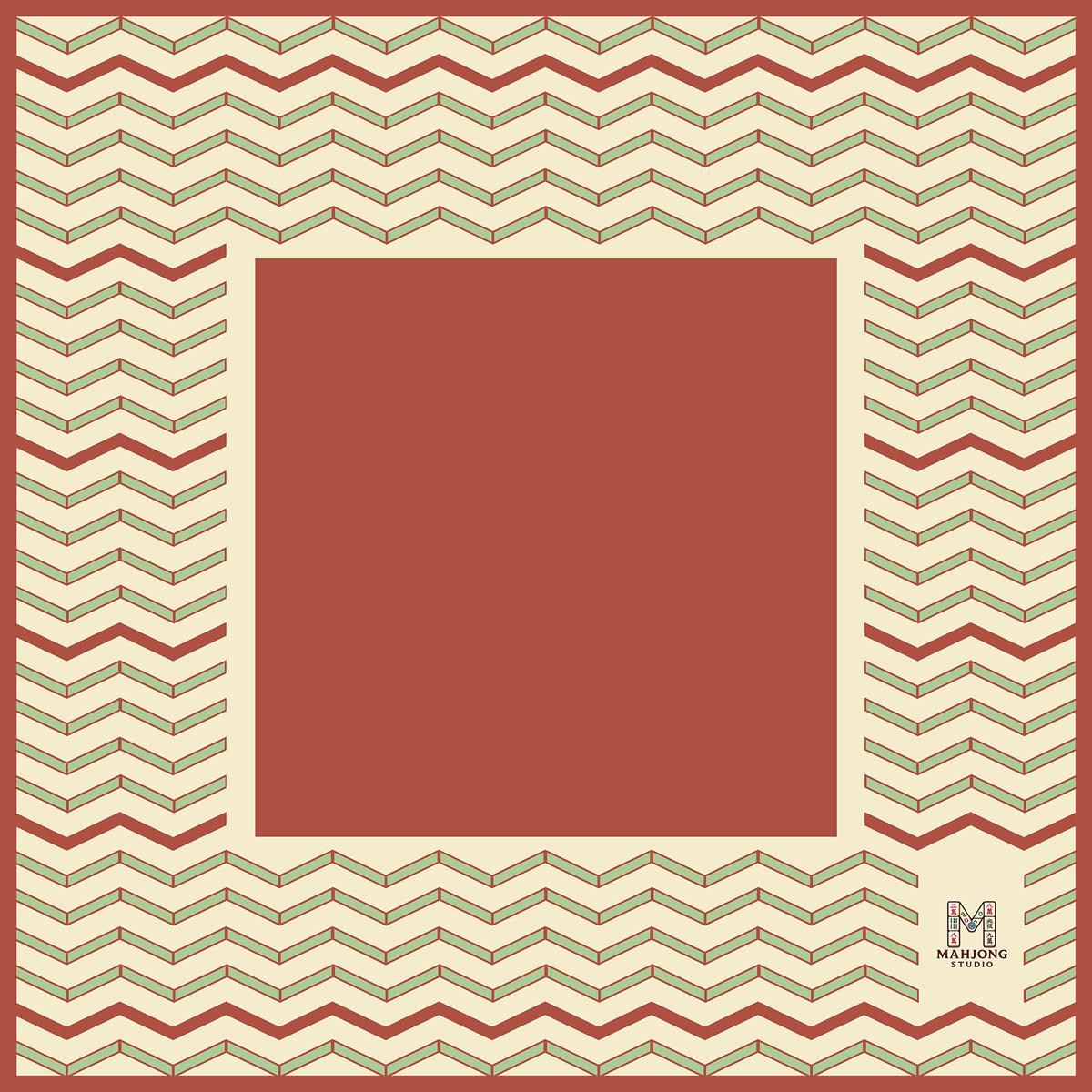 Red Ripple Mat