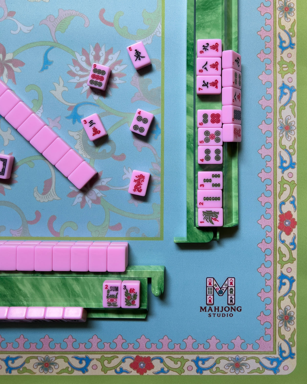 Pink Bubblegum x Jade Garden x Green Marbled Racks