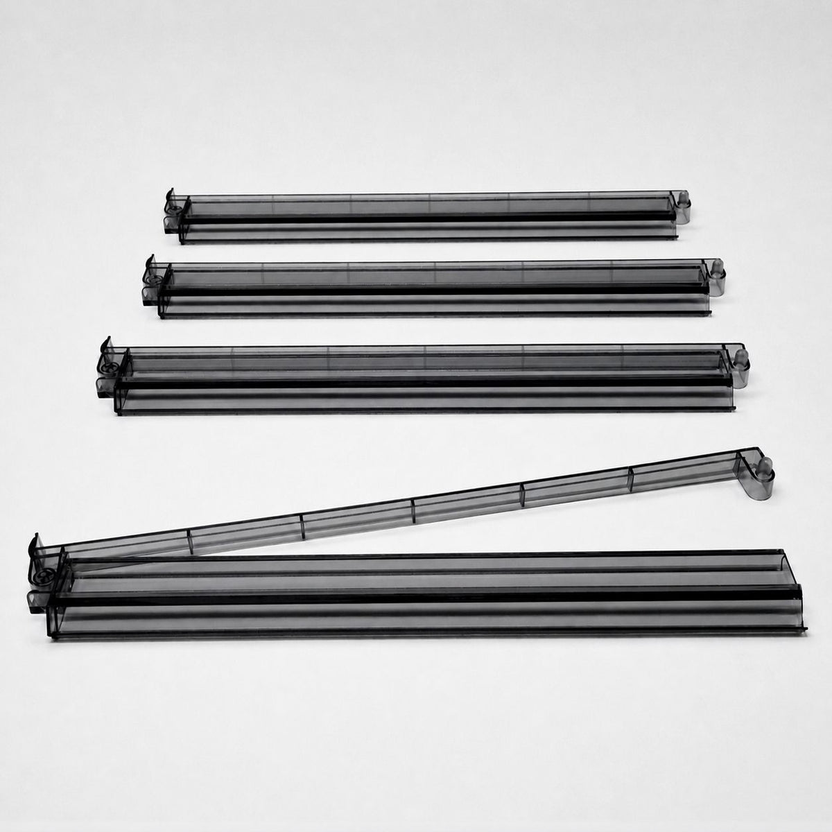 Clear Black Acrylic Racks