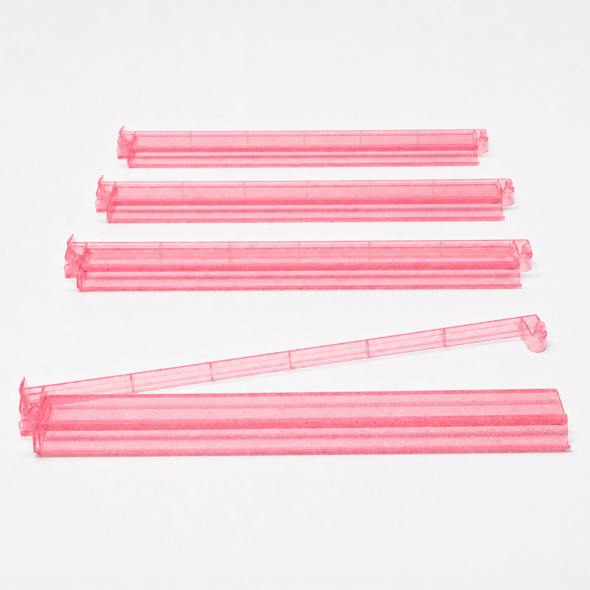 Pink Glitter Acrylic Racks