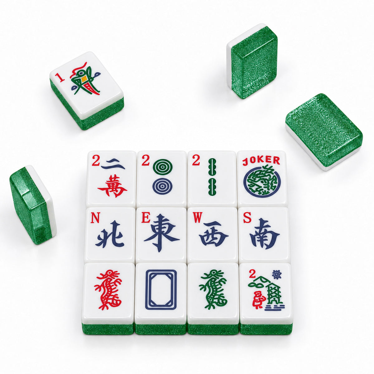 Green Glitter Tiles