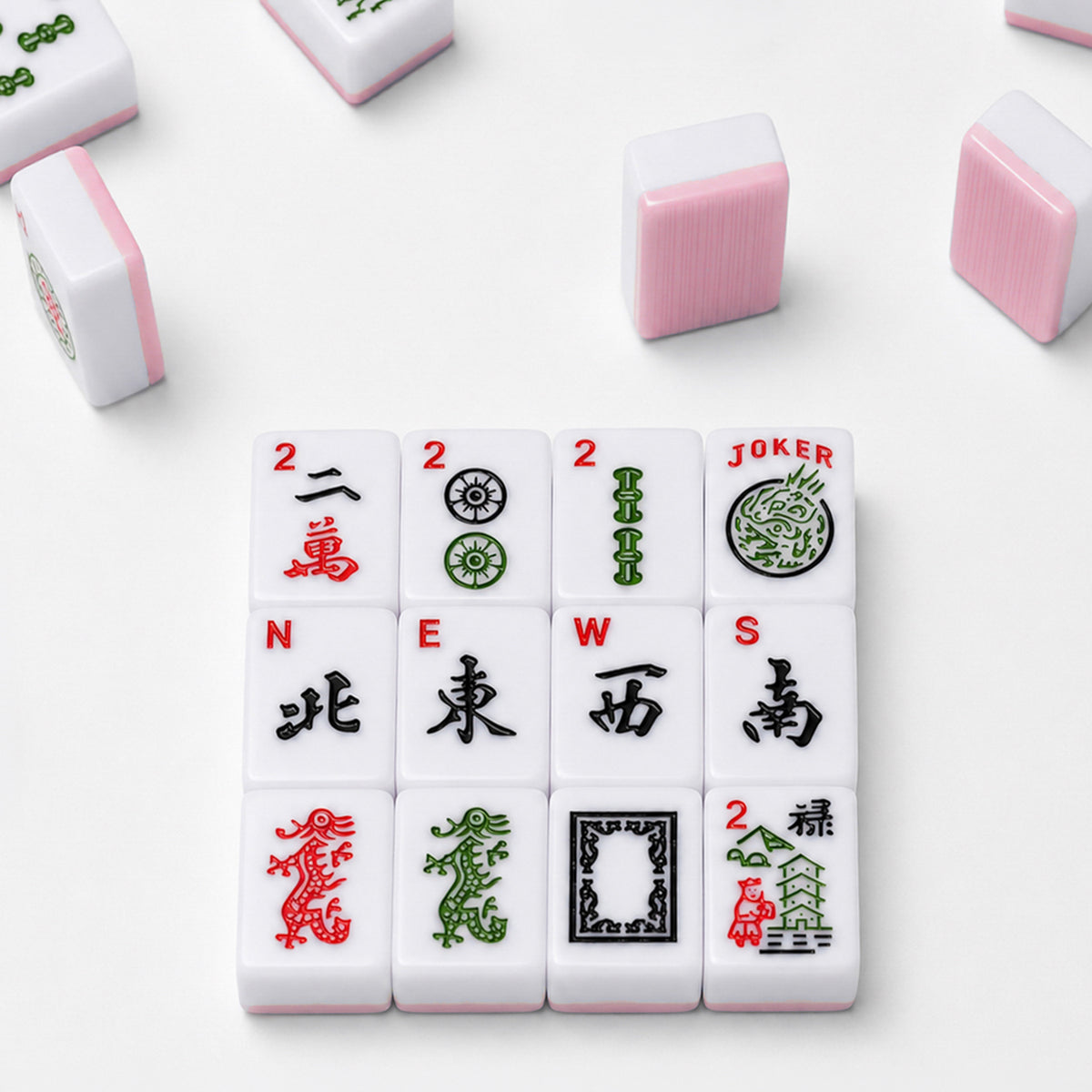 Pink Back Tiles